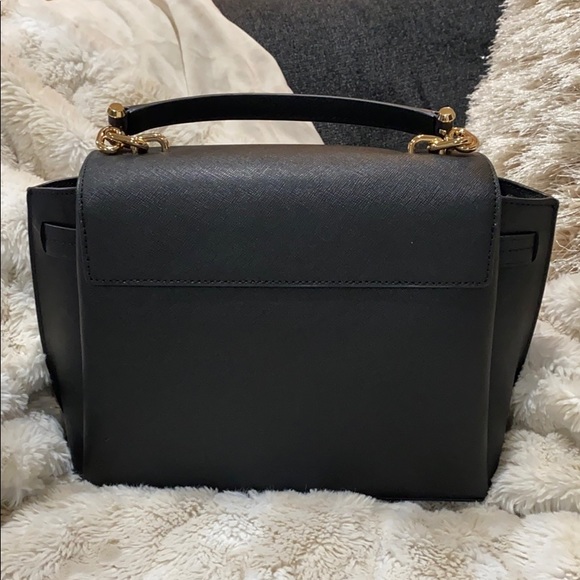 Michael Kors Black Leather Satchel - Picture 13 of 15